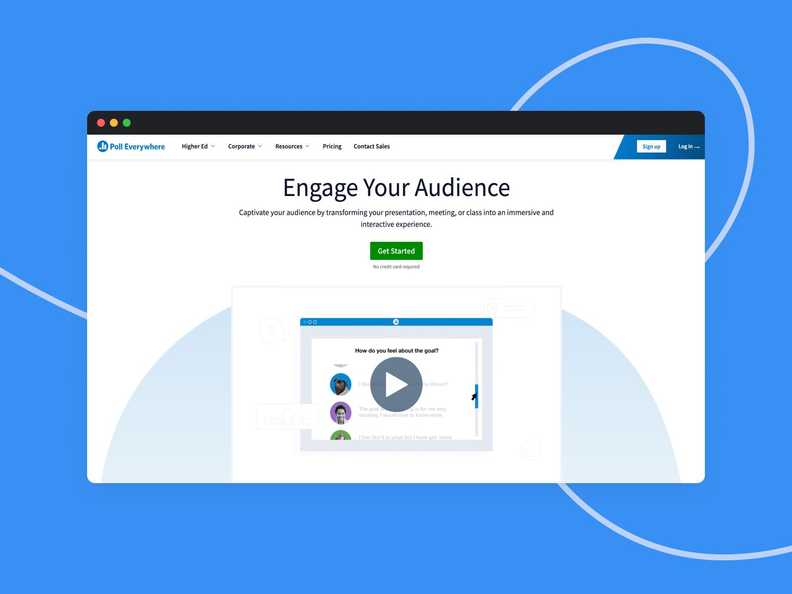 Poll Everywhere's product screenshot
